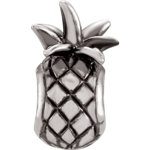 Sterling Silver 13.7x8.2mm Pineapple Bead Sterling Silver 13.7x8.2mm Pineapple Bead