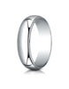 Benchmark-Platinum-6mm-Slightly-Domed-Traditional-Oval-Wedding-Band-Ring-with-Milgrain--Size-4--360PT04