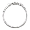 14k White Gold Knot Design Ring, Size 6 14k White Gold Knot Design Ring, Size 6