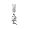 Sterling Silver 15x14mm Kera Dolphin Charm Sterling Silver 15x14mm Kera Dolphin Charm