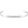 Sterling Silver Cuff Bracelet - 4.75 mm Sterling Silver Cuff Bracelet - 4.75 mm