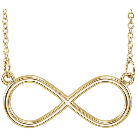 14k Yellow Gold Infinity-Inspired 18" Necklace 14k Yellow Gold Infinity-Inspired 18" Necklace