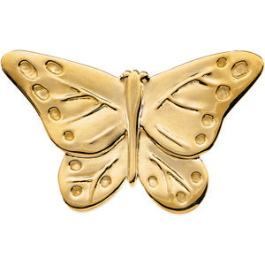 14k Yellow Gold The Babysitter Butterfly Brooch