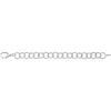 12 mm Ring Chain Bracelet in Sterling Silver ( 8 Inch ) 12 mm Ring Chain Bracelet in Sterling Silver ( 8 Inch )
