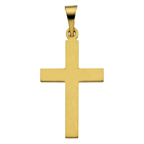 14k Yellow Gold 18x12mm Cross Pendant 14k Yellow Gold 18x12mm Cross Pendant