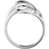 14k White Gold Freeform Ring, Size 6 14k White Gold Freeform Ring, Size 6