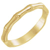 Stackable Metal Fashion Ring in 14k Yellow Gold ( Size 6 ) Stackable Metal Fashion Ring in 14k Yellow Gold ( Size 6 )