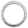 14k White Gold Hammered Ring Size 7 14k White Gold Hammered Ring Size 7