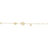 14k Yellow Gold Leaf & Floral-Inspired Bracelet 14k Yellow Gold Leaf & Floral-Inspired Bracelet