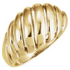 Metal Fashion Ring in 14k Yellow Gold ( Size 6 ) Metal Fashion Ring in 14k Yellow Gold ( Size 6 )