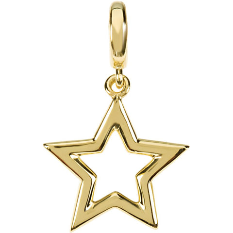 14k Yellow Gold Petite Star Charm 14k Yellow Gold Petite Star Charm