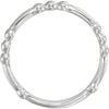 14k White Gold Stackable Ring, Size 7 14k White Gold Stackable Ring, Size 7