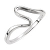 Metal Fashion Ring in 14k White Gold ( Size 6 ) Metal Fashion Ring in 14k White Gold ( Size 6 )