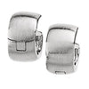 14k White Gold 11.5mm Hinged Earrings 14k White Gold 11.5mm Hinged Earrings