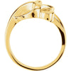 14k Yellow Gold Freeform Ring, Size 7 14k Yellow Gold Freeform Ring, Size 7