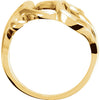 14k Yellow Gold Freeform Ring, Size 6 14k Yellow Gold Freeform Ring, Size 6