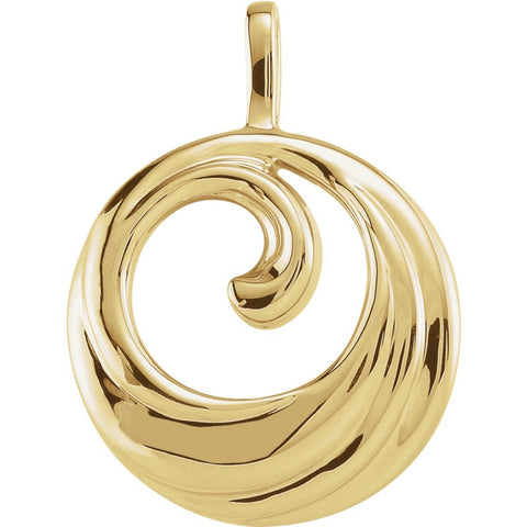 14k Yellow Gold Circle Pendant 14k Yellow Gold Circle Pendant