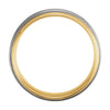 14K Yellow & White 6mm Grooved Milgrain Band Size 10 14K Yellow & White 6mm Grooved Milgrain Band Size 10