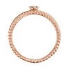 14k Rose Gold .01 CTW Diamond Stackable Ring 14k Rose Gold .01 CTW Diamond Stackable Ring
