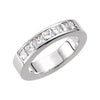 1 1/6 CTTW Princess-Cut Diamond Anniversary Band in 14k White Gold (Size 6 ) 1 1/6 CTTW Princess-Cut Diamond Anniversary Band in 14k White Gold (Size 6 )