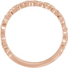 14k Rose Gold Stackable Ring, Size 7 14k Rose Gold Stackable Ring, Size 7