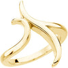 Metal Fashion Ring in 14K Yellow Gold (Size 6) Metal Fashion Ring in 14K Yellow Gold (Size 6)