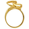 14k Yellow Gold Freeform Ring, Size 6 14k Yellow Gold Freeform Ring, Size 6