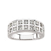 14k White Gold 1 1/4 CTW Diamond Anniversary Band, Size 6 14k White Gold 1 1/4 CTW Diamond Anniversary Band, Size 6