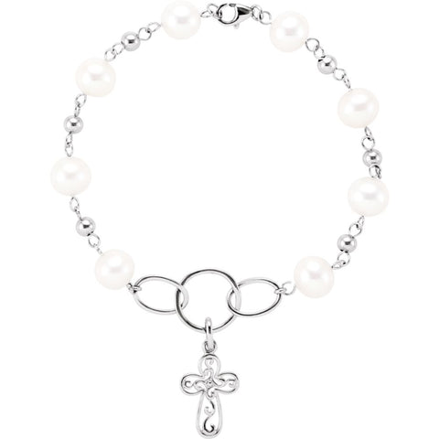 Sterling Silver Join Together in Christ Bracelet Sterling Silver Join Together in Christ Bracelet