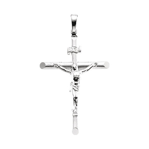 14k White Gold Crucifix Pendant 14k White Gold Crucifix Pendant