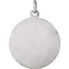 Sterling Silver 18.25mm Round St. Thomas Medal Sterling Silver 18.25mm Round St. Thomas Medal