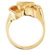 14k Yellow Gold Freeform Ring, Size 6 14k Yellow Gold Freeform Ring, Size 6