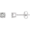 14K White Gold 0.08 CTW Diamond Illusion Stud Earrings 14K White Gold 0.08 CTW Diamond Illusion Stud Earrings