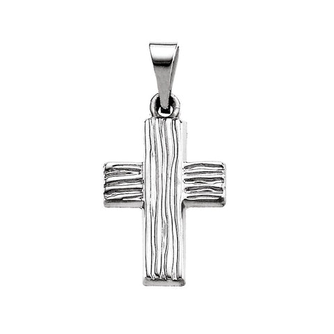 Sterling Silver 13x10mm The Rugged Cross® Pendant