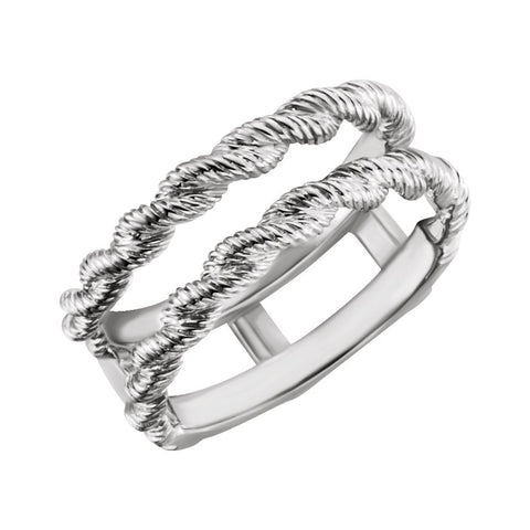 14k White Gold Ring Guard, Size 6 14k White Gold Ring Guard, Size 6