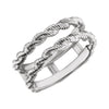 Ring Guard for Bridal Engagement Ring in 14K White Gold ( Size 6 ) Ring Guard for Bridal Engagement Ring in 14K White Gold ( Size 6 )