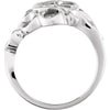 14k White Gold Freeform Ring, Size 6 14k White Gold Freeform Ring, Size 6