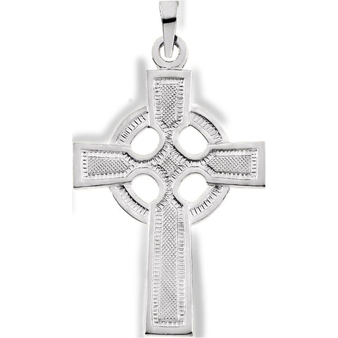 Sterling Silver 28x20mm Celtic Cross Pendant Sterling Silver 28x20mm Celtic Cross Pendant