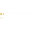 1.0 mm Solid Diamond-Cut Cable Chain in 14k Yellow Gold ( 24-Inch ) 1.0 mm Solid Diamond-Cut Cable Chain in 14k Yellow Gold ( 24-Inch )