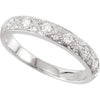 1/4 CTTW Diamond Anniversary Band in 14k White Gold ( Size 7 )