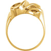 14k Yellow Gold Freeform Ring, Size 6 14k Yellow Gold Freeform Ring, Size 6