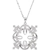 Triumphant CZ Necklace in Sterling Silver Triumphant CZ Necklace in Sterling Silver