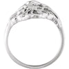 14k White Gold Freeform Ring, Size 6 14k White Gold Freeform Ring, Size 6
