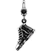 Sterling Silver High Top Sneaker Charm Sterling Silver High Top Sneaker Charm