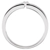14k White Gold 4.85mm .05 CTW Diamond Men's Band, Size 11 14k White Gold 4.85mm .05 CTW Diamond Men's Band, Size 11