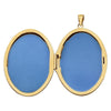 14K Yellow Gold-Plated Sterling Silver Cubic Zirconia Locket 14K Yellow Gold-Plated Sterling Silver Cubic Zirconia Locket