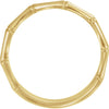 14k Yellow Gold Stackable Fashion Ring, Size 7 14k Yellow Gold Stackable Fashion Ring, Size 7