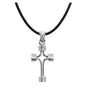 Tubular Cross Pendant in Sterling Silver Tubular Cross Pendant in Sterling Silver