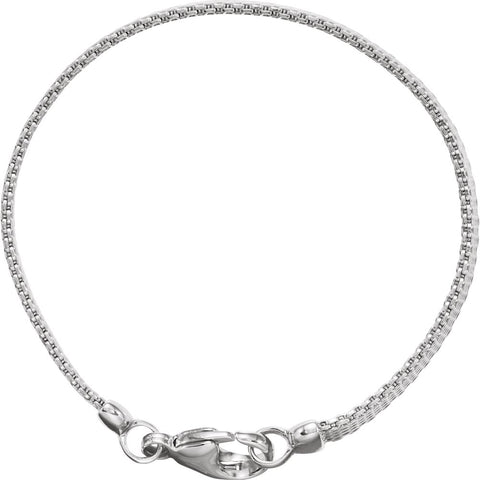Sterling Silver Solid Flat Mesh 7" Bracelet Sterling Silver Solid Flat Mesh 7" Bracelet