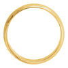 14k Yellow Gold 6mm Half Round Hammer Finish Band Size 9.5 14k Yellow Gold 6mm Half Round Hammer Finish Band Size 9.5